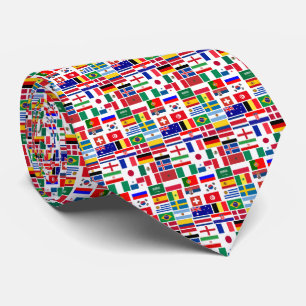 Cravate ÉQUIPE DE FOOTBALL DE FOOTBALL D'origine DRAPEAUX 