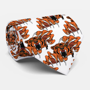 Cravate Équipe de Tiger Mascotte Football Basketball Neckt