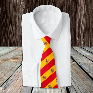 Cravate Espagne Cravates, mode Espagnol Drapeau, affaires