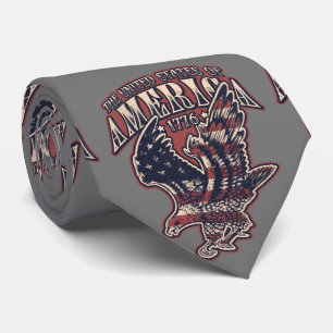 Cravate États-Unis D'Amérique Eagle Design
