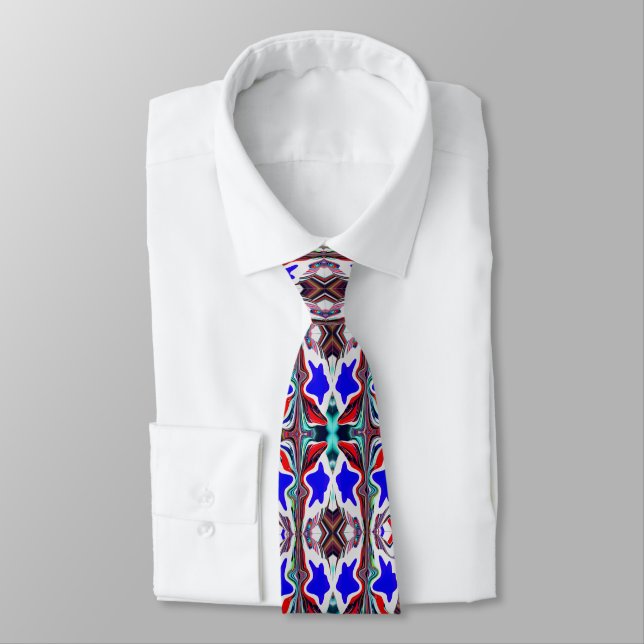 Cravate étoile bleue (Attaché)
