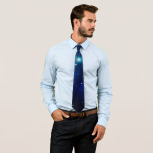 Cravate Étoiles Dans L'Espace