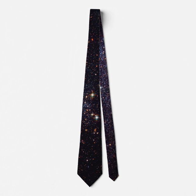 Cravate Étoiles d'univers de galaxie de l'espace (Devant)