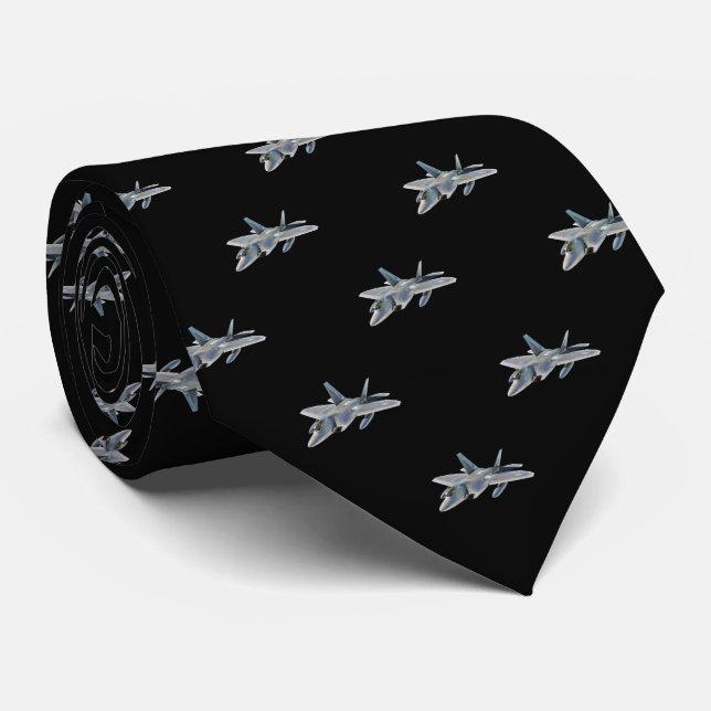 Cravate f-22 Raptor Polka Dot Motif (Roulé)