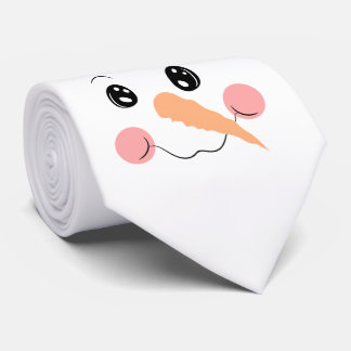 Cravate face de Snowman
