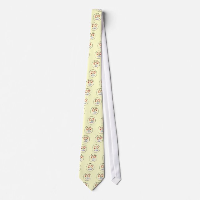 Cravate Faces Drôle (Devant)