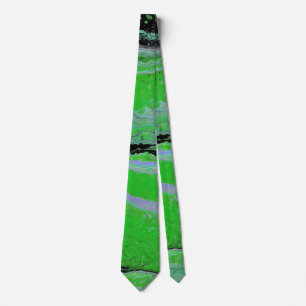 Cravate Fair Game 1 Cool Green Tie Abstrait