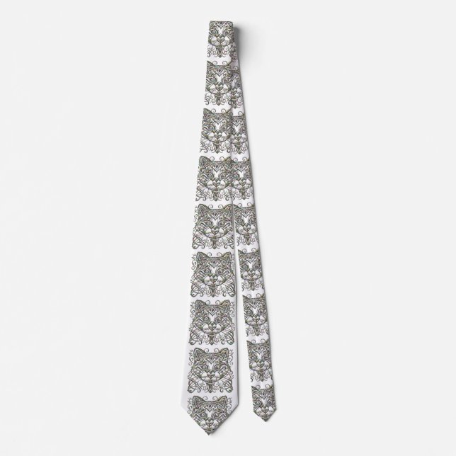 Cravate fantaisie en chaume (Devant)