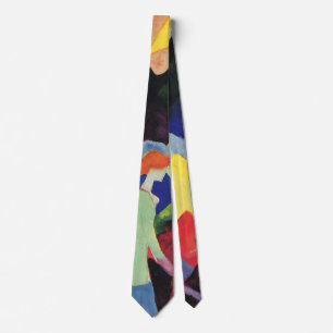 Cravate Fenêtre de mode par August Macke, Fauvisme Vintage