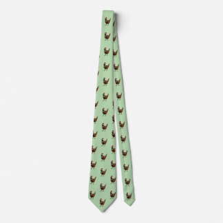 Cravate Festive Pheasant Christmas Tie, unique design     