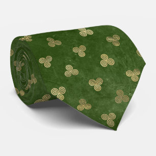 Cravate Fête de la Saint-Patrick Motif celtique Triskele V