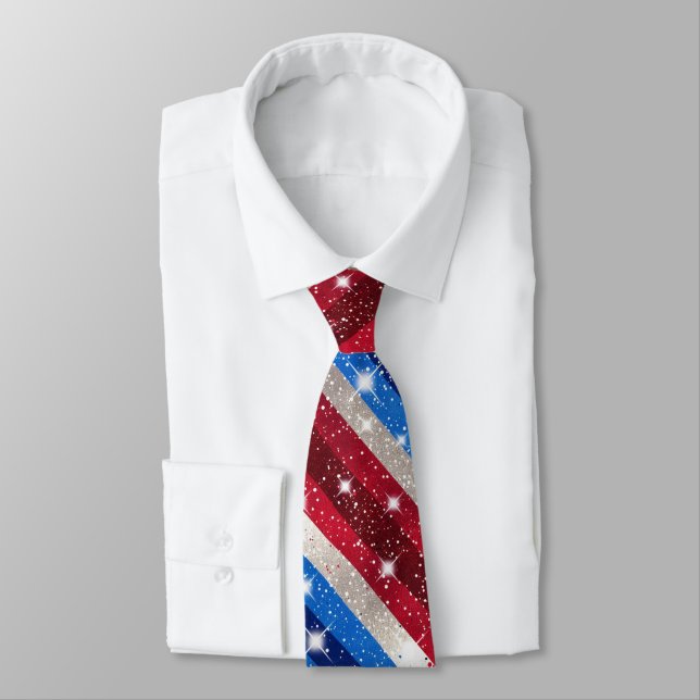 Cravate Fête de l'Indépendance (Attaché)