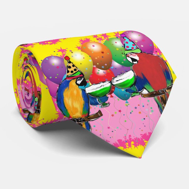 CRAVATE FÊTE DES PARROTS (Roulé)
