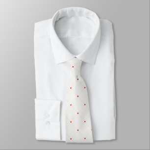 Cravate Fête des pères Red Pois Festive.