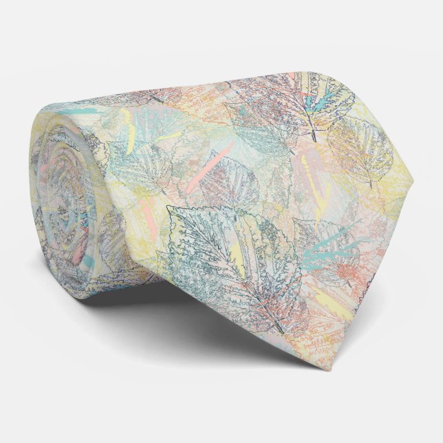 Cravate Feuille. (Roulé)