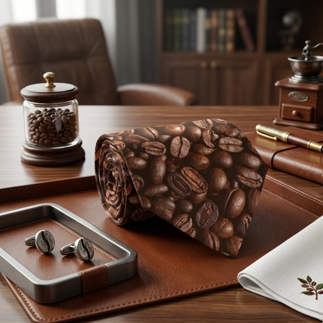 Cravate Fèves de café (Créateur téléchargé)