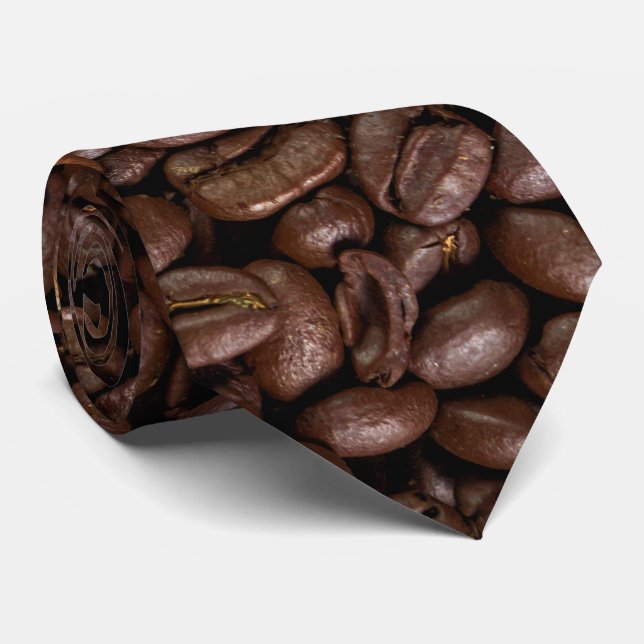 Cravate Fèves de café (Roulé)