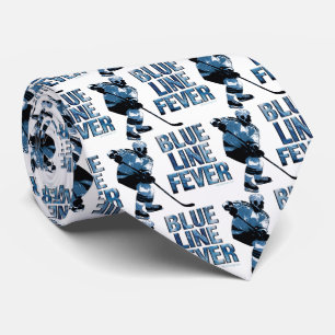 Cravate Fièvre de la Ligne bleue (Hockey)
