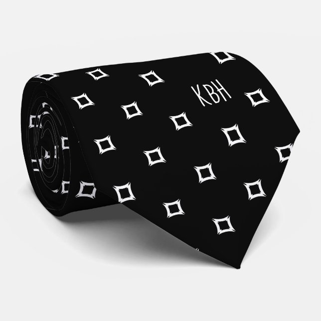Cravate FIHANKRA | Symbole Adinkra de la sécurité et de la (Roulé)