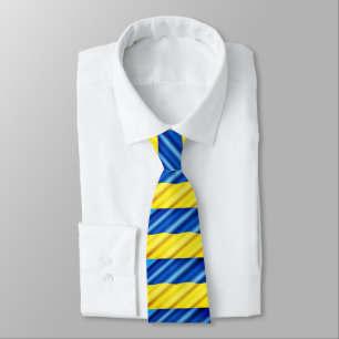 Cravate Flag of Ukraine - Peace - Freedom - Solidarity