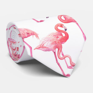 Cravate Flamants roses