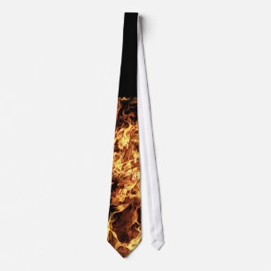 Cravate FLAMES IMAGINAIRES (effets de cou)