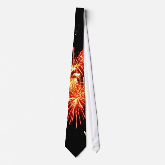 Cravate Flammes mobiles (Devant)