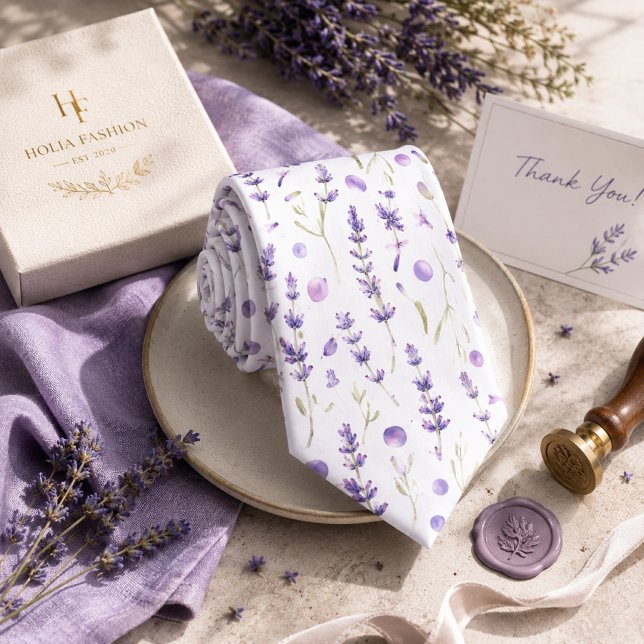 Cravate Fleur de lavande (Créateur téléchargé)