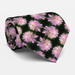 Cravate Fleur de pivoine en fleurs Motif de la nature