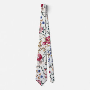 Cravate Fleur, Motif Floral, William Morris