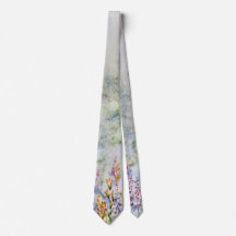 Cravate fleur sauvage