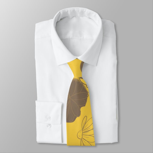 Cravate Fleurs (Attaché)
