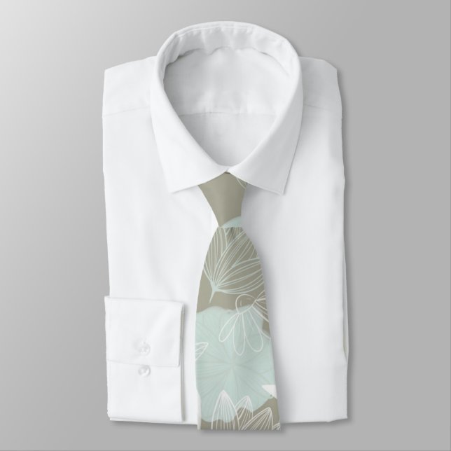 Cravate Fleurs (Attaché)