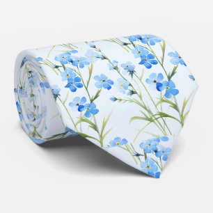 Cravate Fleurs de bureau décontractées noué au cou Bohème