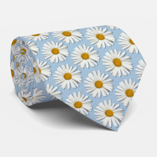 Cravate Fleurs de marais tendance - Mode - Bleu