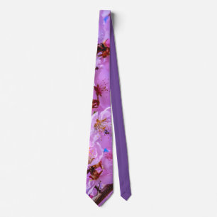Cravate Fleurs japonaises de cerises 13