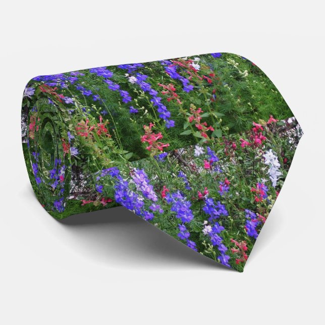 Cravate Fleurs sauvages du Texas (Roulé)