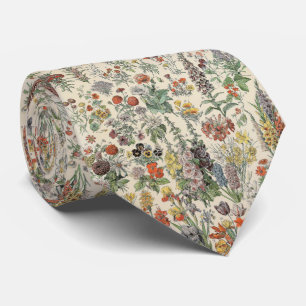 Cravate Fleurs vintages