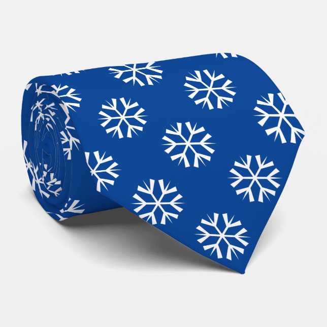 Cravate Flocon de neige (Roulé)