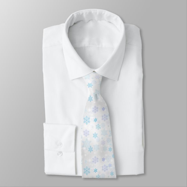 Cravate Flocon de neige (Attaché)