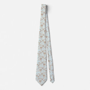 Cravate Floraisons Florentines Italiennes