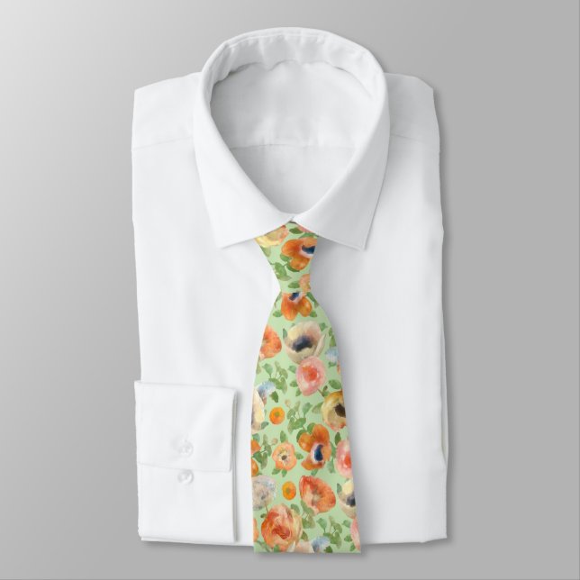 Cravate Flowers (Attaché)