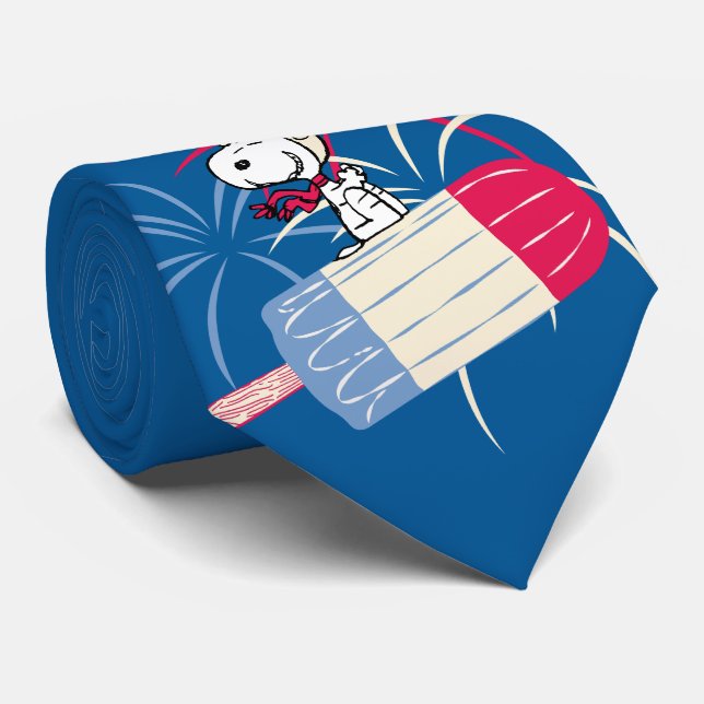 Cravate Flying Ace Snoopy on Ice Pop (Roulé)