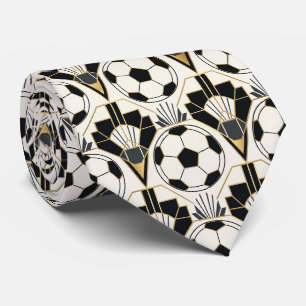 Cravate Football de luxe   Football américain Art Déco