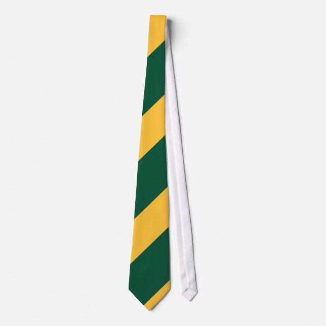 Cravate Forest Green et Gold (Devant)