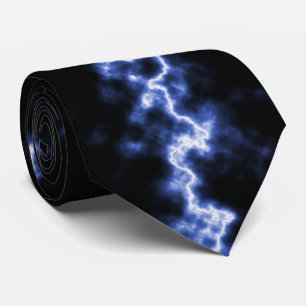 Cravate Foudre bleue