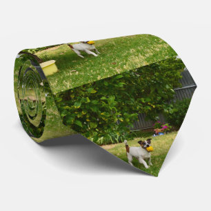 Cravate Fox Terrier Joyeux Jours,