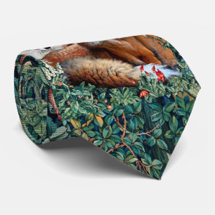 CRAVATE FOXES ROUGES PARMI LA VERDURE, LE FOLIAGE ET LES F