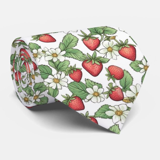 Cravate fraise (Roulé)