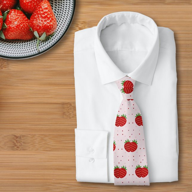 Cravate Fraise (Strawberry Neck Tie)